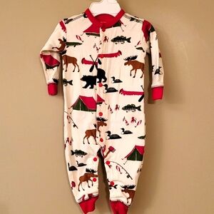 Little Blue House "Happy Camper" snug fitting footless sleeper/footie